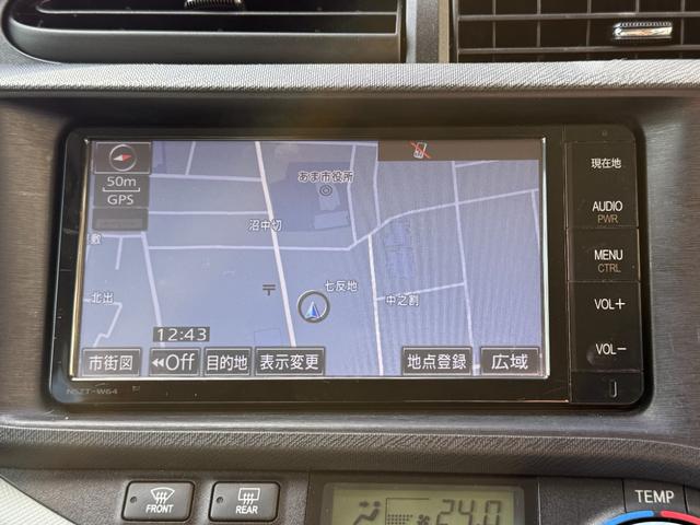 アクア S 純正ナビゲーション バックカメラ スマートキー プッシュスタート ETC ドライブレコーダー アイドリングストップ(11枚目)