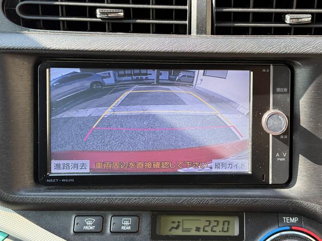アクア S 純正ナビゲーション バックカメラ シートヒーター スマートキー プッシュスタート ETC ドライブレコーダー アイドリングストップ(12枚目)
