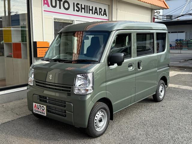 エブリイ ＰＡリミテッド　自社ワンオーナー　両側スライドドア　衝突軽減ブレーキ　アイドリングストップ　キーレス　ソナー（2枚目）