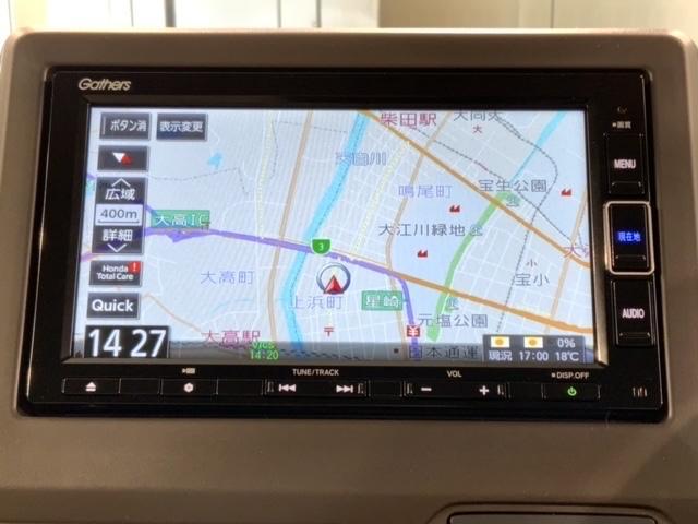 Ｌ　ＨｏｎｄａＳＥＮＳＩＮＧ　禁煙　新車保証継承　ナビ　ＢＴａｕｄｉｏ　ＵＳＢ接続　ＣＤ録音　フルセグＴＶ　ＤＶＤ再生　Ｒカメラ　ＥＴＣ　ＬＥＤライト　パ－キングセンサ－　衝突軽減ブレ－キ　シ－トヒ－タ－　サイドカ－テンＳＲＳ(7枚目)