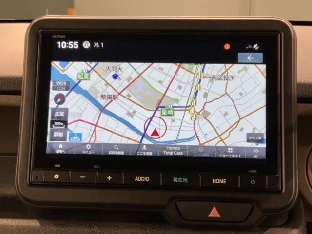 Ｎ－ＢＯＸジョイ ターボ　Ｈ　ＳＥＮＳＩＮＧ　２ト－ン　新車保証　試乗車　ワンオ－ナ－　ナビＶＸＭ－２４５ＺＦＥｉ　ＴＶ　Ｒカメラ　ＢＴオ－ディオ　シ－トヒ－タ－　ＥＴＣ　ＬＥＤライト　両側電動ドア　ＶＳＡ　クルコン　ＡＡＣ（6枚目）