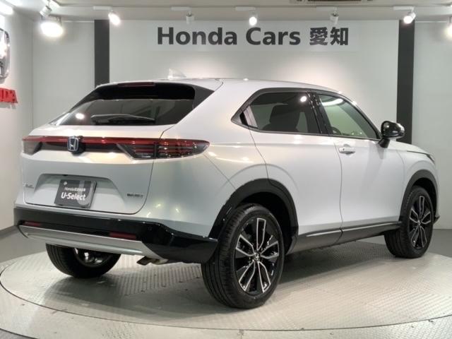 ヴェゼル e:HEVZ H SENSING 新車保証 試乗車 ワンオ-ナ- 純正ナビTV Rカメラ BTオ-ディオ ETC LEDライトVSA シ-トヒ-タ- クルコン アルミ スマ-トキ- スペアキ- 盗難防止装置 AAC(50枚目)