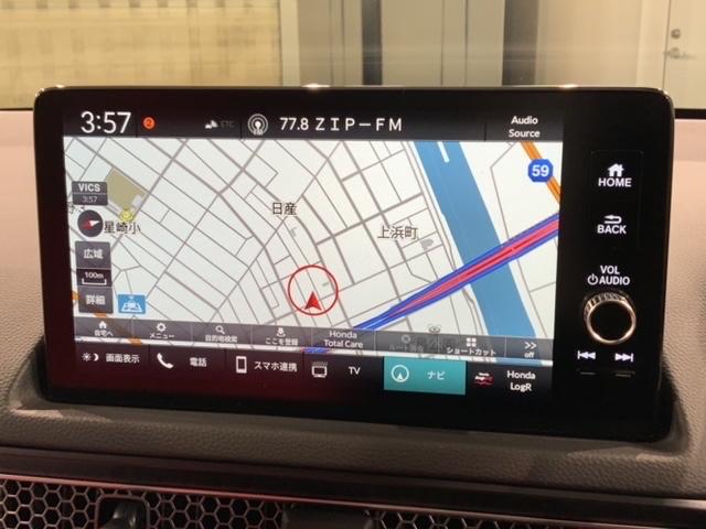 シビック タイプR HSENSING 最長5年保証 純正ナビ TV Rカメラ BTオーディオ ETC LEDライト VSA クルコン アルミ スマ-トキ- 盗難防止装置 整備記録簿 AAC フルセグテレビ LEDランプ(6枚目)