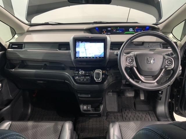 フリードハイブリッド ハイブリッド・Ｇホンダセンシング　最長５年保証　ワンオ－ナ－　ナビＶＸＭ－２１７ＶＦＮｉ　ＴＶ　Ｒカメラ　ＣＤ録音　ＢＴオ－ディオＤＶＤ　ドラレコ　Ｒモニタ－　ＥＴＣ　ＬＥＤライト　両側電動ドア　ＶＳＡ　シ－トヒ－タ－　アルミ　ＡＡＣ（10枚目）