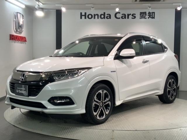 ヴェゼル ハイブリッドＺ・ホンダセンシング　最長５年保証　ナビＶＸＭ－１９７ＶＦＥｉ　ＴＶ　Ｒカメラ　ＣＤ録音　ＢＴオ－ディオ　ＤＶＤ　ＥＴＣ　ＬＥＤライト　ＶＳＡ　シ－トヒ－タ－　アルミ　スマ－トキ－　スペアキー　盗難防止装置　整備記録簿（46枚目）