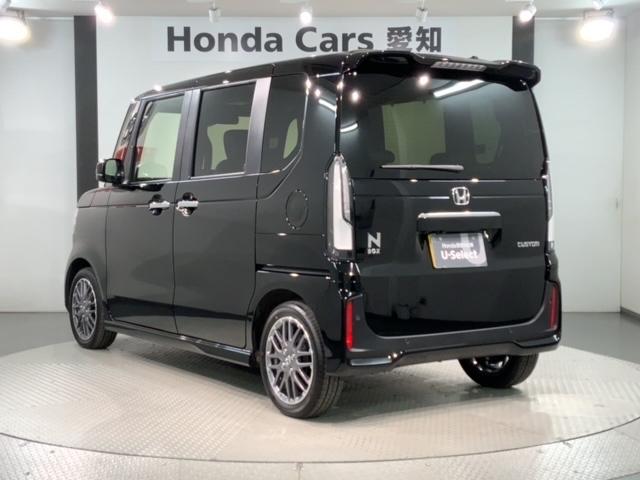 N-BOXカスタム ターボ H SENSING 新車保証 試乗車 ワンオ-ナ- ナビLXU-242NBi TV Rカメラ マルチビュ- CD録音 BTオ-ディオ DVD シ-トヒ-タ- ETC LEDライト 両側電動ドア VSA(48枚目)