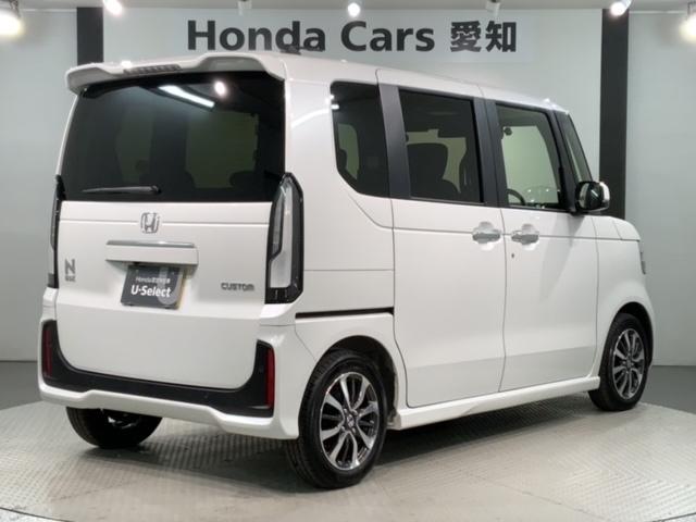 N-BOXカスタム ベースグレード H SENSING 新車保証 試乗車 ワンオ-ナ- ナビLXU-242NBi TV Rカメラ マルチビュ- CD録音 BTオ-ディオ DVD シ-トヒ-タ- ETC LEDライト 両側電動ドア VSA(50枚目)