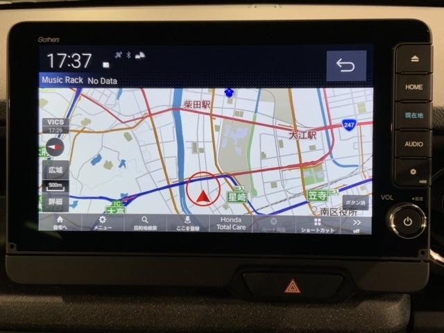 N-BOXカスタム ベースグレード H SENSING 新車保証 試乗車 ワンオーナー ナビLXU-242NBi TV Rカメラ CD録音 BTオ-ディオ DVD シートヒーター ETC LEDライト VSA クルコン アルミ AAC(6枚目)