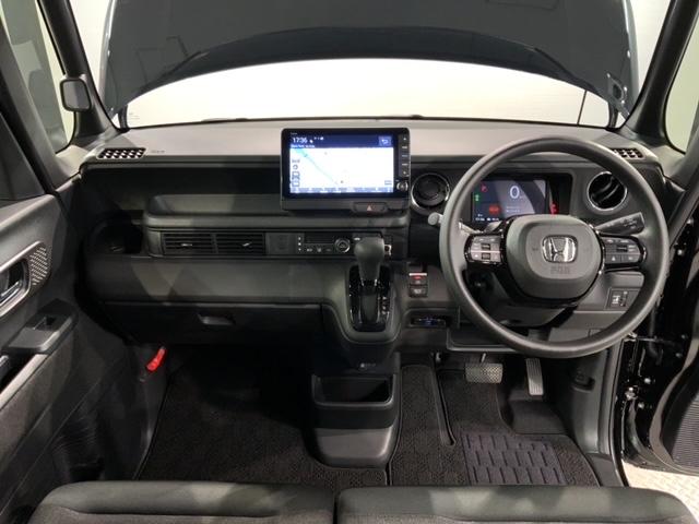 N-BOXカスタム ベースグレード H SENSING 新車保証 試乗車 ワンオーナー ナビLXU-242NBi TV Rカメラ CD録音 BTオ-ディオ DVD シートヒーター ETC LEDライト VSA クルコン アルミ AAC(9枚目)