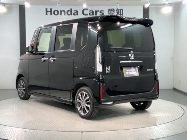 N-BOXカスタム ベースグレード H SENSING 新車保証 試乗車 ワンオーナー ナビLXU-242NBi TV Rカメラ CD録音 BTオ-ディオ DVD シートヒーター ETC LEDライト VSA クルコン アルミ AAC(48枚目)