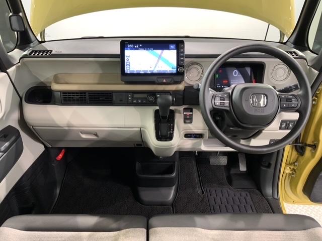 Ｎ－ＢＯＸ ファッションスタイル　コンフォートパッケージ　Ｈ　ＳＥＮＳＩＮＧ　新車保証　試乗車　ワンオ－ナ－　ナビＬＸＵ－２４２ＮＢｉ　ＴＶ　Ｒカメラ　ＣＤ録音　ＢＴオ－ディオＤＶＤ　シ－トヒ－タ－　ＥＴＣ　ＬＥＤライト　両側電動ドア（9枚目）