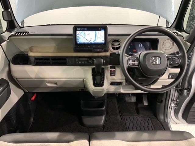 N-BOX ベースグレード H SENSING 新車保証 試乗車 ワンオーナー ナビVXM-245ZFEi TV Rカメラ BTオ-ディオ シ-トヒ-タ- ETC LEDライト VSA クルコン スマ-トキ- スペアキ- AAC(9枚目)