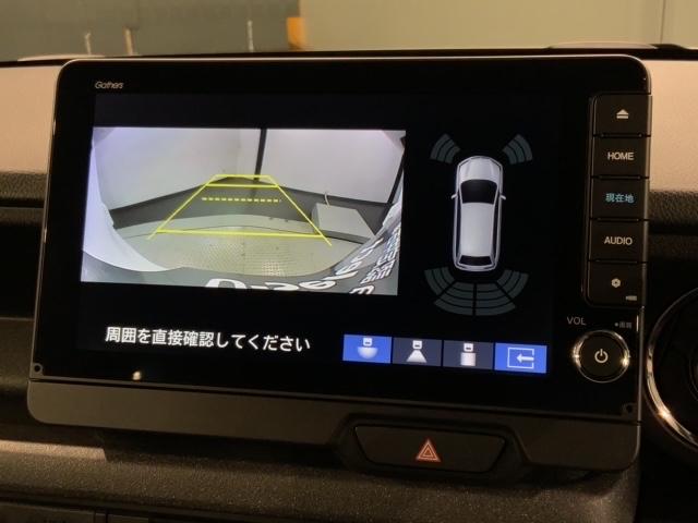 N-BOXカスタム コーディネートスタイル H SENSING 2ト-ン 新車保証 試乗車 ワンオーナー ナビLXU-242NBi TV Rカメラ CD録音 BTオ-ディオ DVD シートヒーター ETC LEDライト VSA 両側電動ドア(7枚目)