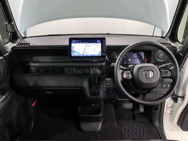 N-BOXカスタム コーディネートスタイル H SENSING 2ト-ン 新車保証 試乗車 ワンオーナー ナビLXU-242NBi TV Rカメラ CD録音 BTオ-ディオ DVD シートヒーター ETC LEDライト VSA 両側電動ドア(9枚目)