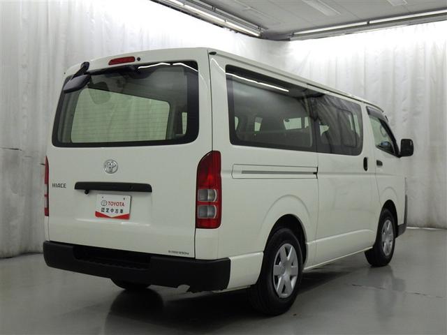 ハイエースバン ロングDX 衝突被害軽減システム メモリーナビ フルセグ バックカメラ ETC ドラレコ CD ミュージックプレイヤー接続可 DVD再生 LEDヘッドランプ 乗車定員6人 キーレス(5枚目)