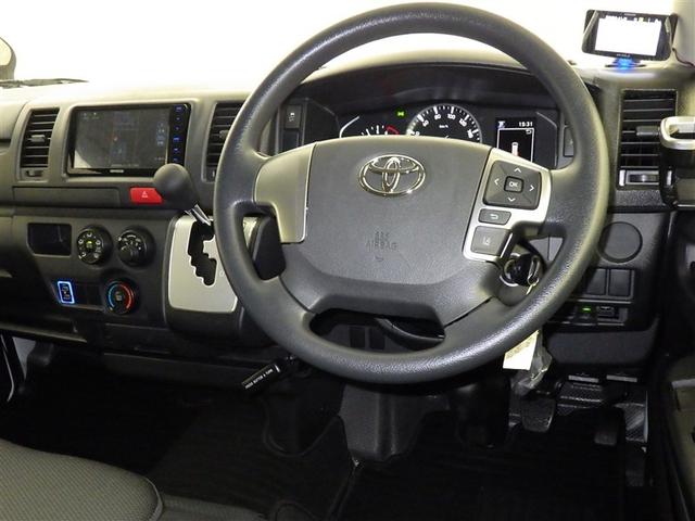 ハイエースバン ロングDX 衝突被害軽減システム メモリーナビ フルセグ バックカメラ ETC ドラレコ CD ミュージックプレイヤー接続可 DVD再生 LEDヘッドランプ 乗車定員6人 キーレス(7枚目)