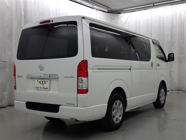 ハイエースバン ロングスーパーＧＬ　衝突被害軽減システム　メモリーナビ　フルセグ　バックカメラ　ＥＴＣ　ドラレコ　ＣＤ　ミュージックプレイヤー接続可　ＤＶＤ再生　ＬＥＤヘッドランプ　スマートキー　キーレス　ディーゼル（7枚目）