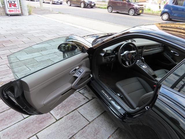 911カレラS 左ハンドル スポーツクロノパッケージ オプションAW カーボンインテリア PASM スポーツエグゾースト プラチナサテンホイール グレーレザーシート 社外フルセグTV(41枚目)