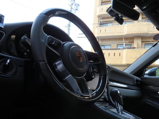 911カレラS 左ハンドル スポーツクロノパッケージ オプションAW カーボンインテリア PASM スポーツエグゾースト プラチナサテンホイール グレーレザーシート 社外フルセグTV(46枚目)