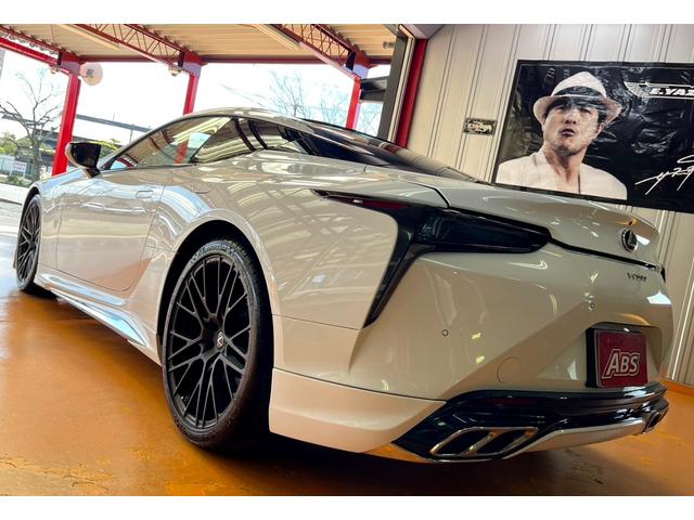 ＬＣ５００　Ｌパッケージ　新オレンジインテリア・モデリスタエアロ・ＴＲＤ２１インチアルミ・オレンジキャリパー・タイヤ溝８分(10枚目)