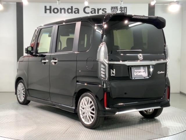 Ｎ－ＢＯＸカスタム ＥＸターボ　最長５年保証　ＨｏｎｄａＳＥＮＳＩＮＧ　ナビＲカメラ　衝突被害軽減システム　横滑り防止機能　エアバッグ　ロール式サンシェード　シートヒーター　オートクルーズコントロール　ＥＴＣ車載器　ＬＥＤ（48枚目）