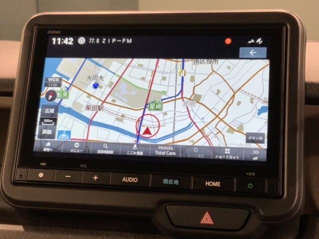 Ｎ－ＢＯＸジョイ ターボ　ＨＳＥＮＳＩＮＧ　２ト－ン　新車保証　試乗禁煙車　整備記録簿　ＬＥＤヘッド　ＥＴＣ　オートエアコン　バックカメラ　両側電動ドア　パワーウィンドウ　キーフリー　シートヒーター　フルセグ　スマートキー（6枚目）