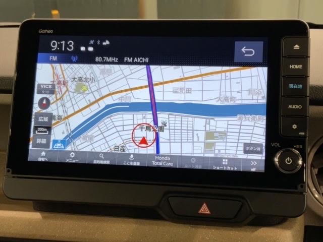 N-BOX ファッションスタイル コンフォートパッケージ H SENSING 新車保証 試乗車 ワンオ-ナ- ナビLXU-242NBi TV Rカメラ CD録音 BTオ-ディオ DVD シ-トヒ-タ- ETC LEDライト VSA(6枚目)