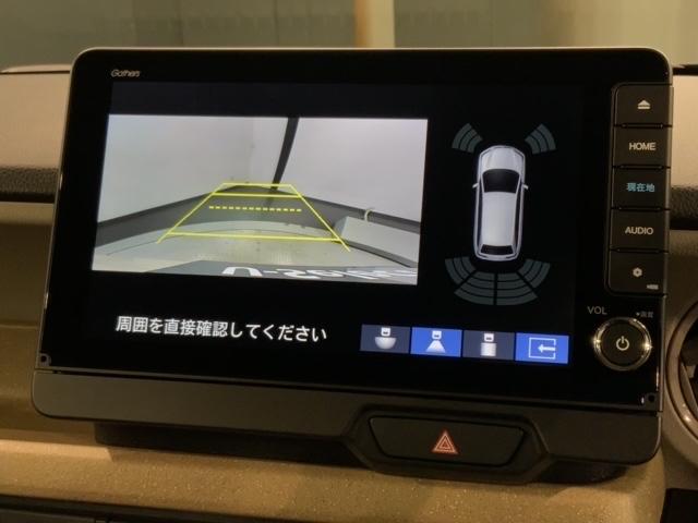 N-BOX ファッションスタイル コンフォートパッケージ H SENSING 新車保証 試乗車 ワンオ-ナ- ナビLXU-242NBi TV Rカメラ CD録音 BTオ-ディオ DVD シ-トヒ-タ- ETC LEDライト VSA(7枚目)