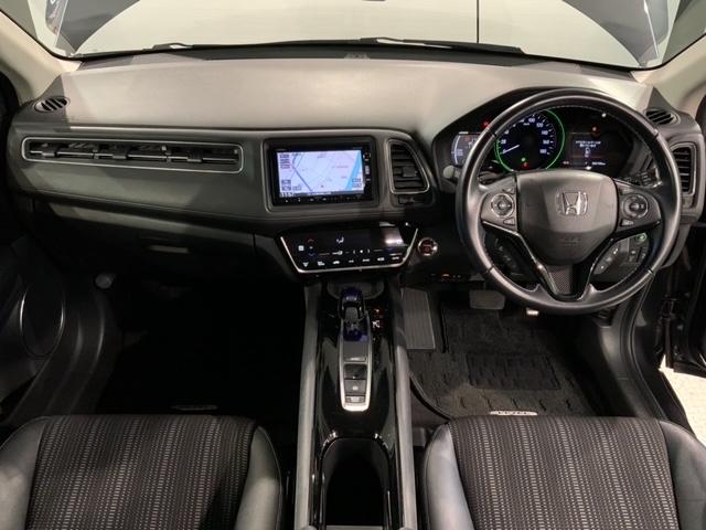ヴェゼル ハイブリッドＺ・ホンダセンシング　１年保証　ワンオーナー　ナビＶＸＭ－１７５ＶＦｉ　ＴＶ　Ｒカメラ　ＣＤ録音　ＢＴオ－ディオ　ＤＶＤ　ドラレコ　ＥＴＣ　ＬＥＤライト　ＶＳＡ　シートヒーター　クルコン　アルミ　フォグ　スマートキー　ＡＣ（8枚目）