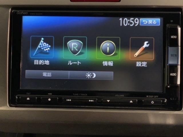 フリードスパイク Ｇエアロ　１年保証　ワンオ－ナ－　ナビＶＸＭ－１５２ＶＦｉ　ＴＶ　Ｒカメラ　ＣＤ録音　ＢＴオ－ディオ　ＤＶＤ　ドラレコ　ＥＴＣ　ＨＩＤ　ＶＳＡ　アルミ　スマ－トキ－　スペアキ－　盗難防止装置　整備記録簿　ＡＡＣ（40枚目）