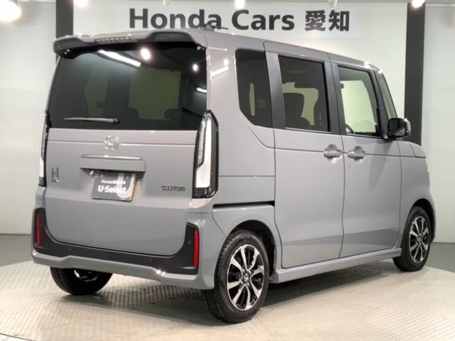Ｎ－ＢＯＸカスタム コーディネートスタイル　Ｈ　ＳＥＮＳＩＮＧ　新車保証　試乗車　ワンオーナー　ナビＬＸＵ－２４２ＮＢｉ　ＴＶ　Ｒカメラ　ＣＤ録音　ＢＴオ－ディオ　ＤＶＤ　シートヒーター　ＥＴＣ　ＬＥＤライト　ＶＳＡ　両側電動ドア　クルコン（50枚目）