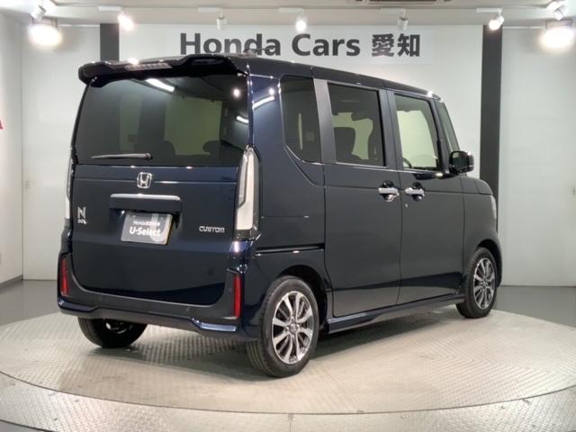 Ｎ－ＢＯＸカスタム ベースグレード　Ｈ　ＳＥＮＳＩＮＧ　ペット臭　最長５年保証　社外ナビ　ＴＶ　Ｒカメラ　ＣＤ録音　ＢＴａｕｄｉｏＤＶＤ　シ－トヒ－タ－両側電動ドア　ロール式サンシェード　アルミ　スマ－トキ－　スペアキ－盗難防止装置（50枚目）