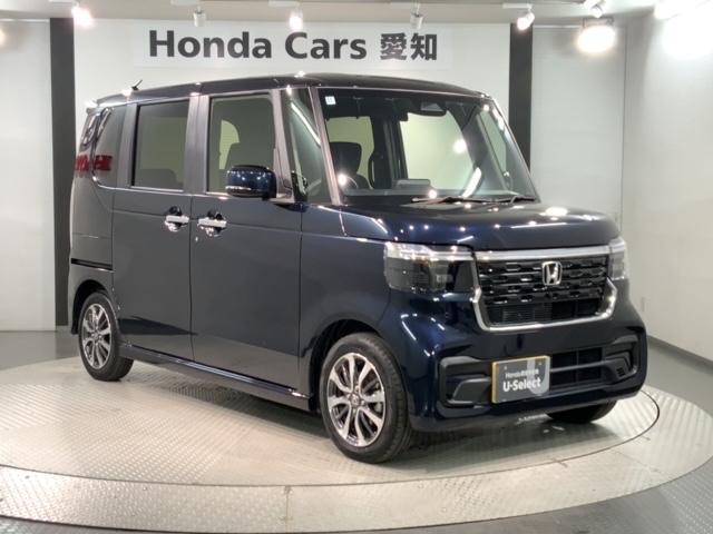 Ｎ－ＢＯＸカスタム ベースグレード　Ｈ　ＳＥＮＳＩＮＧ　ペット臭　最長５年保証　社外ナビ　ＴＶ　Ｒカメラ　ＣＤ録音　ＢＴａｕｄｉｏＤＶＤ　シ－トヒ－タ－両側電動ドア　ロール式サンシェード　アルミ　スマ－トキ－　スペアキ－盗難防止装置（52枚目）