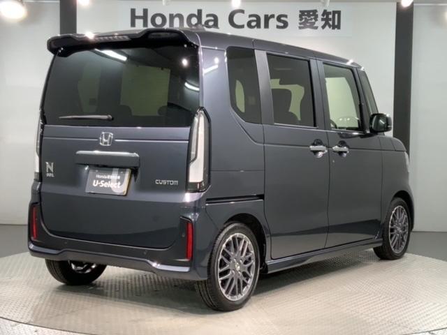 Ｎ－ＢＯＸカスタム ターボ　Ｈ　ＳＥＮＳＩＮＧ　新車保証　試乗車　ワンオ－ナ－　ナビＬＸＵ－２４２ＮＢｉ　ＴＶ　Ｒカメラ　ＣＤ録音　ＢＴオ－ディオＤＶＤ　シ－トヒ－タ－　ＥＴＣ　ＬＥＤライト　両側電動ドア　ＶＳＡ　アルミ　ＡＡＣ（50枚目）