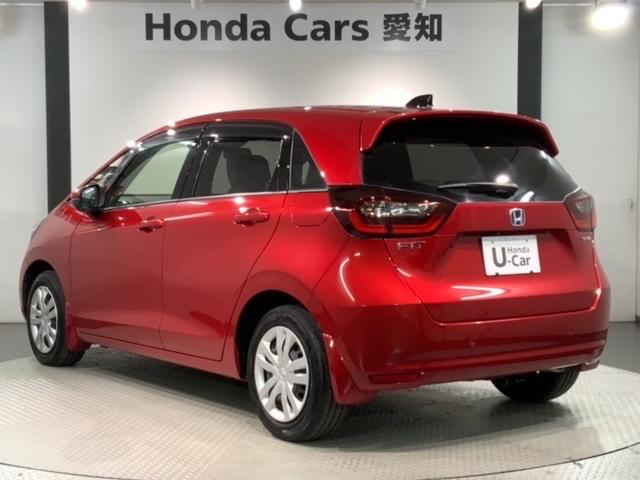 フィット ｅ：ＨＥＶホーム　Ｈ　ＳＥＮＳＩＮＧ　最長５年保証　ワンオ－ナ－　ナビＶＸＵ－２１５ＦＴｉ　ＴＶ　Ｒカメラ　ＣＤ録音　ＢＴオ－ディオＤＶＤ　ドラレコ　ＥＴＣ　ＬＥＤライト　ＶＳＡ　スマ－トキ－　スペアキ－　盗難防止装置（48枚目）