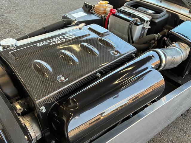 セブン４８０ Ｓ　正規ディーラー認定中古車　１オーナー　ＯＰ１３ＡＷ（Ｆ６Ｊ、Ｒ８Ｊ）　ＯＰアップレーティッドブレーキマスター　ＯＰトノカバー　フルスクリーン　幌　ドア　ヒーター　黒革シート　取説保証書スペアキー（17枚目）
