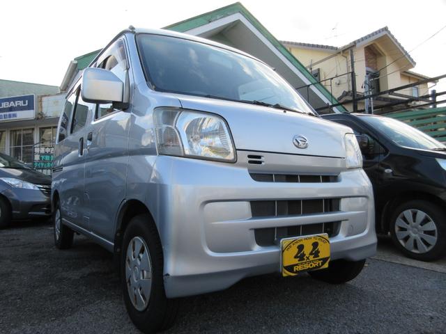 ハイゼットカーゴ クルーズ　クルーズ　ハイルーフ　４ＷＤ　オーバーヘッドコンソール　タイミングチェーン　純正ＣＤデッキ　ＥＴＣ車載器　エアコン　パワステ　Ｗエアバック　ＡＢＳ　キーレスエントリー　電格ミラー（3枚目）