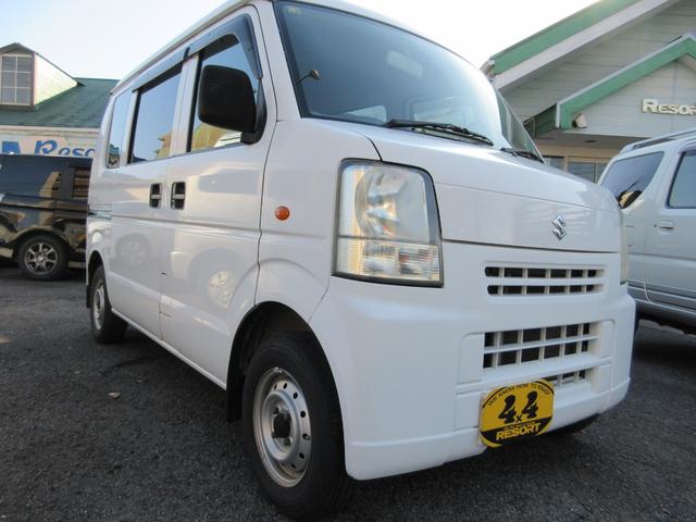 エブリイ ＰＡ　ＰＡ　エアコン　パワーステアリング　パワーウィンドウ　衝突安全ボディ　　運転席エアバッグ　助手席エアバッグ　スライドドア　ＡＴ　ＣＤ（4枚目）