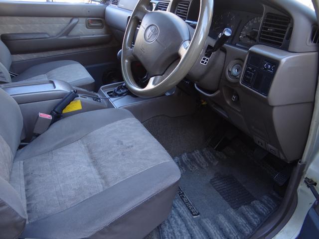 ランドクルーザー８０ ＧＸ　１ＨＤ－Ｔ、ＧＸターボ、２４バルブターボ最終型、Ｆ５速、ＦＲデフロック、リヤゲート観音開き、シートヒーター、５インチＵＰ、シュノーケル、ナビテレビ、バックモニター、禁煙車、（16枚目）