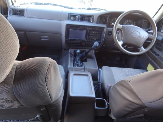 ランドクルーザー８０ ＧＸ　１ＨＤ－Ｔ、ＧＸターボ、２４バルブターボ最終型、Ｆ５速、ＦＲデフロック、リヤゲート観音開き、シートヒーター、５インチＵＰ、シュノーケル、ナビテレビ、バックモニター、禁煙車、（21枚目）