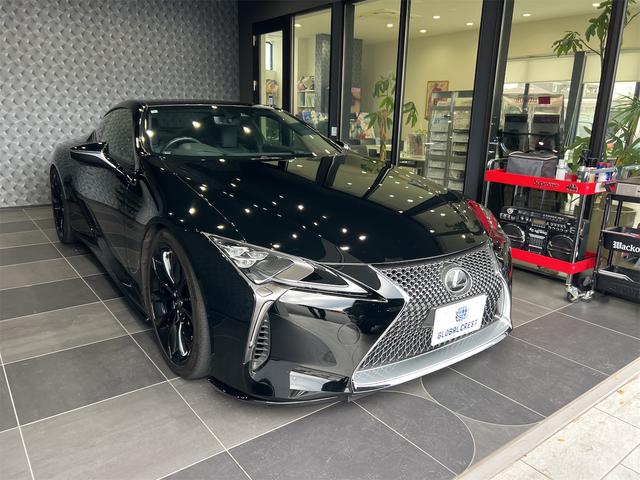 ＬＣ ＬＣ５００　Ｌパッケージ　ＴＲＤエアロキットトランクスポイラーマークレビンソンサウンドカラーＨＵＤ鍛造２１インチアルミホイールセミアリニン黒革パワーシート禁煙車ガラスルーフ（3枚目）