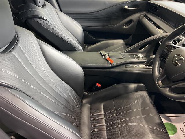 ＬＣ ＬＣ５００　Ｌパッケージ　ＴＲＤエアロキットトランクスポイラーマークレビンソンサウンドカラーＨＵＤ鍛造２１インチアルミホイールセミアリニン黒革パワーシート禁煙車ガラスルーフ（18枚目）