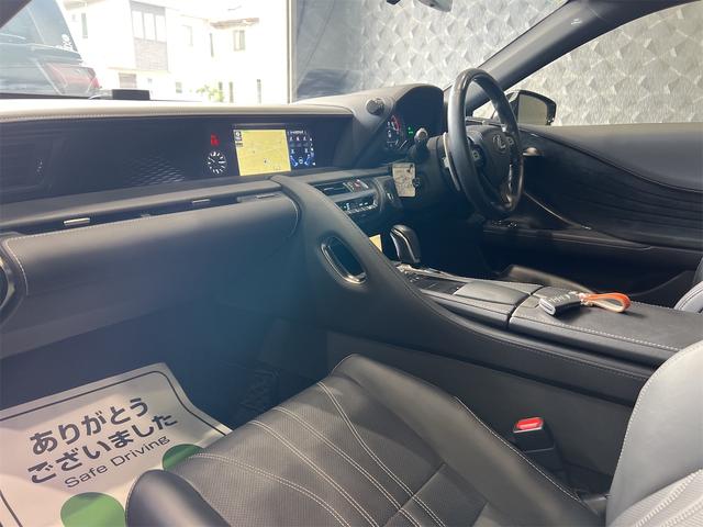 ＬＣ ＬＣ５００　Ｌパッケージ　ＴＲＤエアロキットトランクスポイラーマークレビンソンサウンドカラーＨＵＤ鍛造２１インチアルミホイールセミアリニン黒革パワーシート禁煙車ガラスルーフ（53枚目）