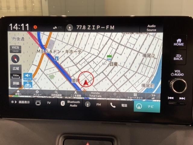 ｅ：ＨＥＶ　Ｘ　ホンダセンシング　禁煙試乗車　新車保証　ナビ　Ｒカメラ　ＢＴオーディオ　ＴＶ　サイド＋カーテンエアバック　アルミ　ＬＥＤヘッド　フォグ　クルコン　横滑り防止装置　障害物センサー　スマートキー　ＥＴＣ(5枚目)