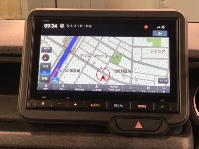 Ｎ－ＢＯＸカスタム ターボコーディネートスタイル　ホンダセンシング　新車保証継承　禁煙　当社デモカー　ナビ　ＢＴオーディオ　ＴＶ　Ｒカメラ　ＬＥＤヘッド　シートヒーター　クルコン　横滑り防止装置　障害物センサー　サイド＋カーテンエアバック　ＥＴＣ（6枚目）