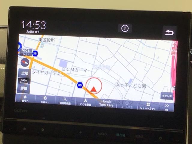 Ｎ－ＢＯＸ Ｌ・スロープ　ホンダセンシング　福祉車両　最長５年保証　ナビ　Ｒカメラ　ＣＤ　ＤＶＤ　ＢＴオーディオ　音楽録音　ＴＶ　ＬＥＤヘッド　シートヒーター　クルコン　横滑り防止装置　障害物センサー　左側電動スライドドア（6枚目）