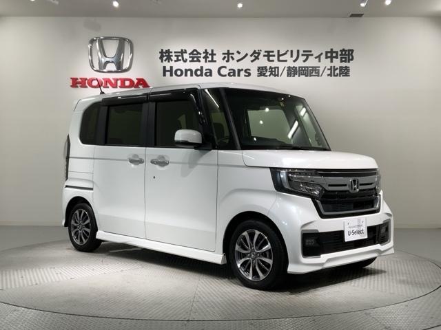 N-BOXカスタム L ホンダセンシング 最長5年保証 ナビ Rカメラ CD DVD BTオーディオ TV サイド+カーテンエアバック アルミ LEDヘッド シートヒーター クルコン 左側電動スライドドア ワンオーナー 禁煙(52枚目)