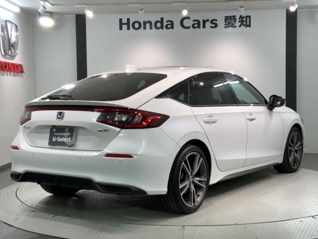 シビック e:HEV EX ホンダセンシング 最長5年保証 ナビ Rカメラ BTオーディオ TV アルミ サンルーフ シートヒーター パワーシート クルコン 障害物センサー サイド+カーテンエアバック スマートキー ETC(50枚目)