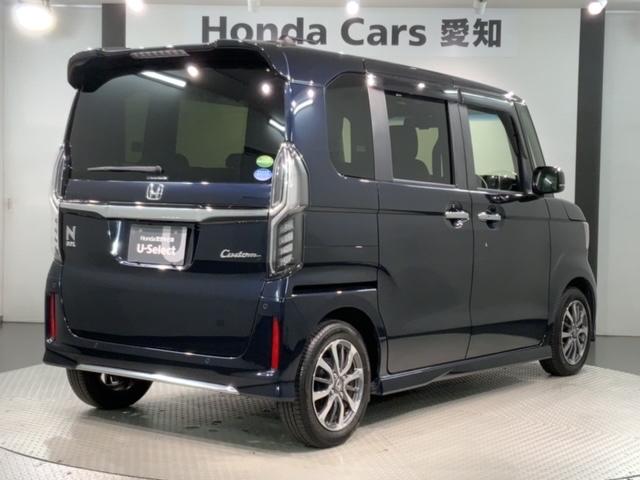 N-BOXカスタム L ホンダセンシング 最長5年保証 ナビ CD DVD BTオーディオ TV サイド+カーテンエアバック アルミ LEDヘッド シートヒーター クルコン ドラレコ ワンオーナー 障害物センサー 禁煙(50枚目)