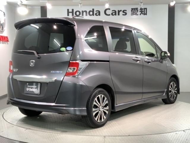 フリードハイブリッド ジャストセレクション 最長2年保証 ナビ Rカメラ CD DVD BTオーディオ TV 音楽録音 アルミ HID クルコン ドラレコ 横滑り防止装置 ワンオーナー 禁煙 両側電動スライドドア スマートキー イモビライザー(50枚目)